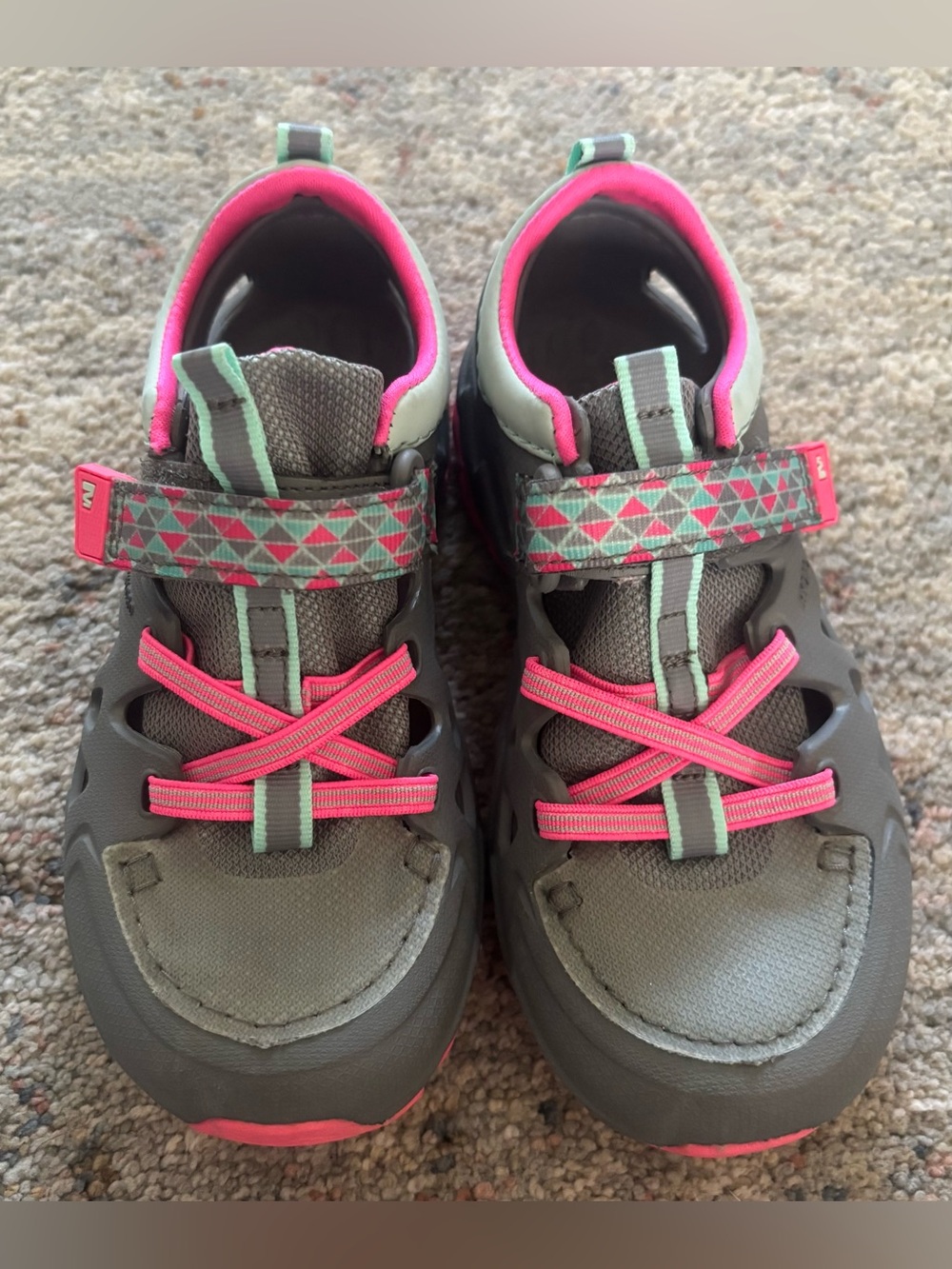 Merrell Select Grip Hydro Sport Hiking Sandals Outdoors Girls Size 10M preschool